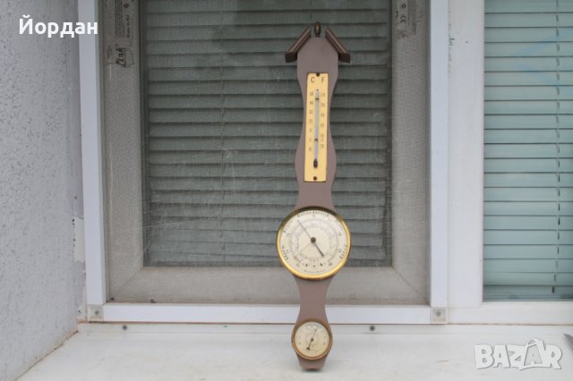 Барометър с термометър 