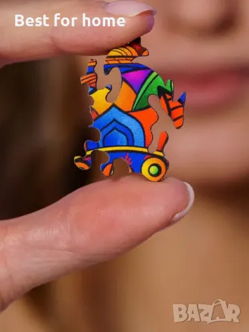 Луксозен дървен фигурален пъзел - два модела- Кучи и Мандала, снимка 4 - Игри и пъзели - 49240194