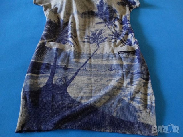 Нова! 10 Feet Amsterdam DESIGN Boutique Thin Knit Dress Silk/Wool Дамска Лятна Рокля Size XS/S, снимка 8 - Рокли - 28956272