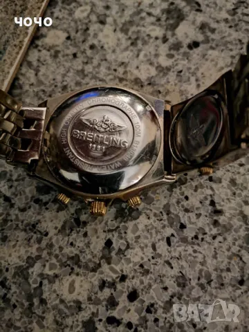 Breitling chronograph duble kvartz, снимка 4 - Мъжки - 48795035