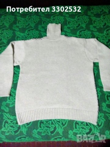 Мъжко вълнено поло-пуловер., снимка 8 - Пуловери - 37852291
