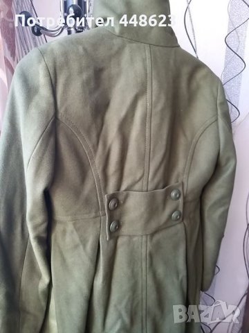 Дамско зелено палто Л/ХЛ, снимка 4 - Палта, манта - 27293994