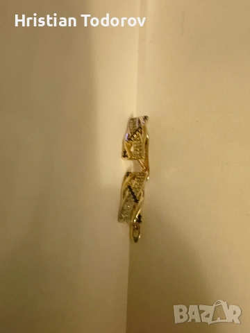 Обеци - позлатени 14 карата/585 RG, снимка 2 - Обеци - 53048178