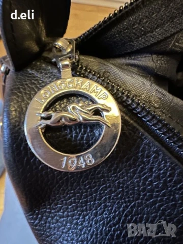 Piquadro и Longchamp Original 100% Кожа Страхотен голям кожен сак, снимка 4 - Сакове - 49463627