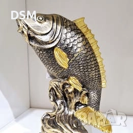 Нова Статуетка Риба - Фигура за Декорация - Шаран -24см, снимка 5 - Статуетки - 51728460