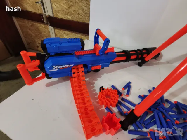 Оръжие играчка, X-Shot, 8+ години, 85 x 39 x 13 см, Многоцветен, снимка 7 - Други - 48441912