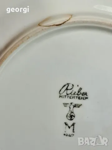 порцеланова чиния WWII трети райх    11/3, снимка 8 - Колекции - 48362046