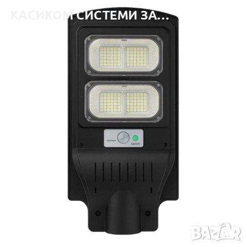 Соларна външна лампа SLP-2 100W IP65 PIR сензор, снимка 3 - Соларни лампи - 52150484