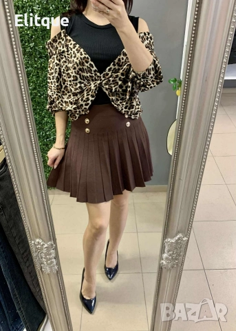 плисирана пола , снимка 2 - Поли - 52591730