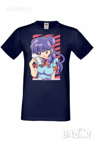 Мъжка тениска Ranma Shampoo,Анимация,игра,Празник,Повод,, снимка 6 - Тениски - 38122451
