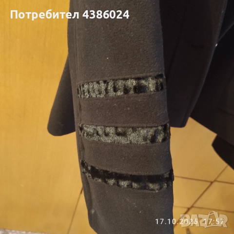 НОВО ДАМСКО ЛУКСОЗНО ПАЛТО ЧЕРНО ТУРСКО СУПЕР ЕВТИНО!, снимка 2 - Палта, манта - 52090604