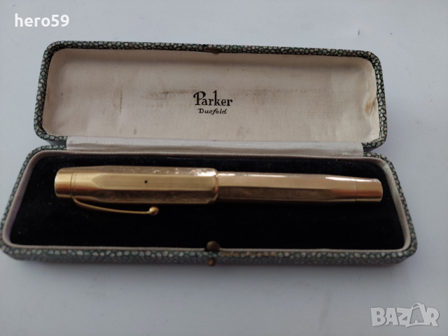 RRR-Златна 14к писалка PARKER(Паркер)солидно злато 14 к, снимка 18 - Антикварни и старинни предмети - 36517127