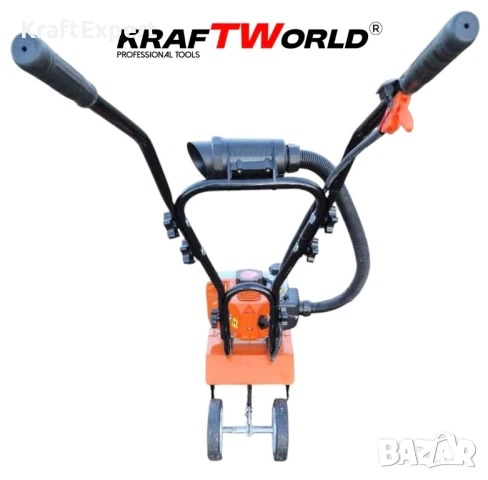 Бензинов Мулти Култиватор KraftWorld – Двутактова Мини Мотофреза, снимка 4 - Градинска техника - 50549313