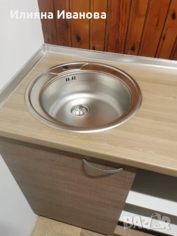 Бар плот с рафтове и мивка, снимка 4 - Обзавеждане за заведение - 50673845