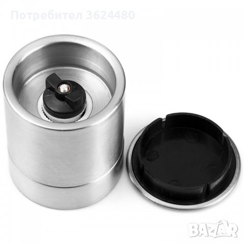 Малка стоманена мелничка за ръчно мелене на черен пипер , снимка 7 - Аксесоари за кухня - 39954540