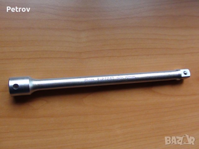 ELOFORT  No.17-4 Germany   -   1/2" PROFI Удължител 250 mm / ЧИСТО НОВ / ORIGINAL ELOFORT Germany, снимка 6 - Гедорета - 39610071