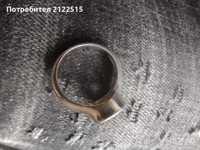 дамски сребърен пръстен, снимка 4 - Пръстени - 49210682