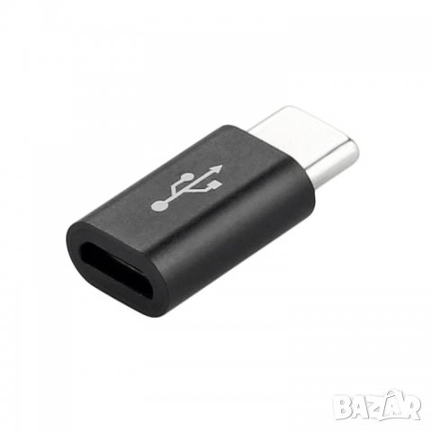 Преходник micro USB към USB Type-C кабел зарядно телефон, снимка 2 - Други - 26396968