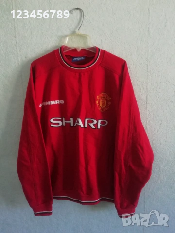 Manchester United Umbro Sharp Vintage оригинална блуза 90те години ретро Манчестър Юнайтед горнище 