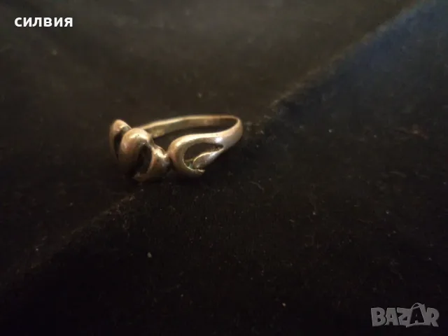 дамски сребърен пръстен, снимка 2 - Пръстени - 39967564