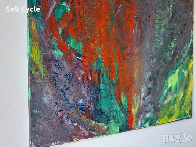 ✅КАРТИНА МАСЛО - МАТЕЯ - 50/70 СМ.❗, снимка 6 - Картини - 51529619