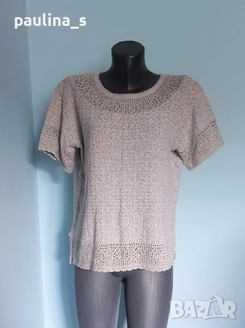 Три различни броя / Винтидж! Памучна блуза тип туника от плетена дантела , снимка 13 - Туники - 51017987