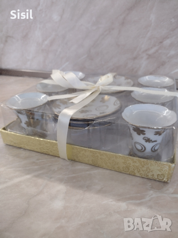 Сервиз за кафе във подаръчна опаковка , снимка 3 - Сервизи - 44876208