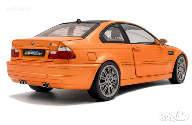 2000 BMW M3 E46 Coupe 1/18 Solido, снимка 5 - Колекции - 52787668
