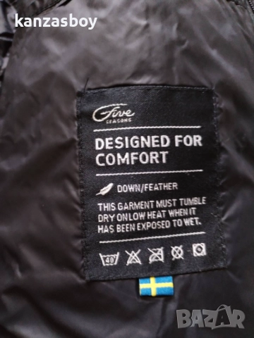 five seasons mens down jacket - мъжко пухено яке ХЛ, снимка 8 - Якета - 52147405