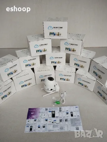 Външна Wi fi камера + 32гб карта и USB адаптер, снимка 2 - IP камери - 47953732