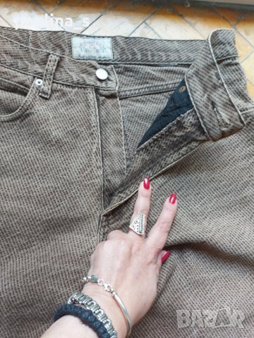 Дизайнерски дънки "Armani"® с висока талия , снимка 4 - Дънки - 32849592