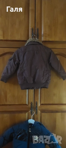 Бебешко зимно яке с качулка Adidas + дънки , блуза и риза//Детско/бебешко яке Kenvelo за ръст 90 + , снимка 16 - Бебешки якета и елеци - 52331098