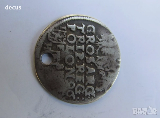 Полска сребърна монета Сигизмунд 1596 г, снимка 7 - Нумизматика и бонистика - 51464040