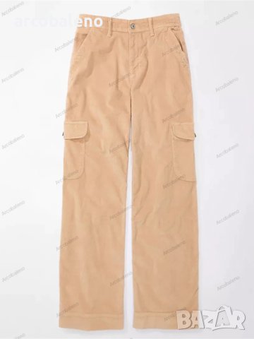 Дамски свободен прав панталон от рипсено кадифе в едноцветен цвят, 5цвята - 024, снимка 6 - Панталони - 43415803