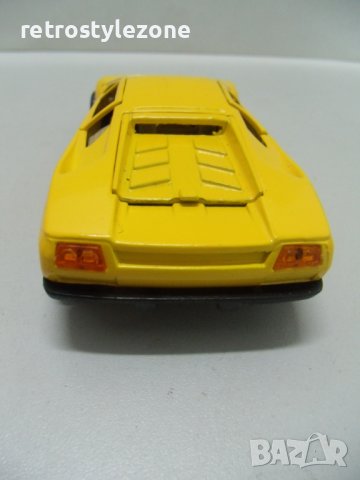 № 7310 стар макет автомобил Lamborghini Diablo - Mini Flitzer - WELLY  - размер 11 / 5 / 3,5 см  , снимка 7 - Други ценни предмети - 43467883