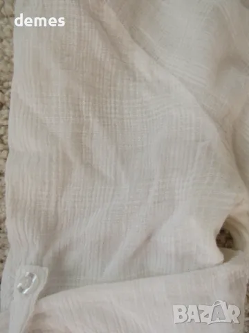 Дамска блуза фабричен кенар, снежно бяла, размер XL, снимка 7 - Блузи с дълъг ръкав и пуловери - 49508445