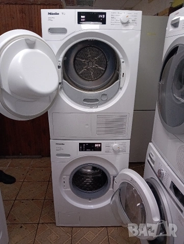 Комплект пералня и сушилня с термопомпа Миеле Miele Т1 и W1 Made in Germany 2 години Гаранция!, снимка 6 - Перални - 53265646
