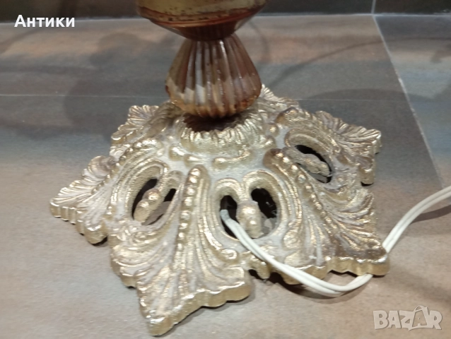 Стара порцеланова лампа , снимка 17 - Антикварни и старинни предмети - 52513737