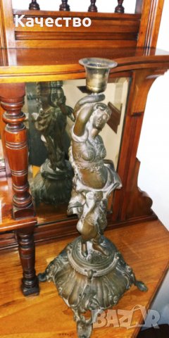 Бронзова скулптура , снимка 2 - Статуетки - 35406237