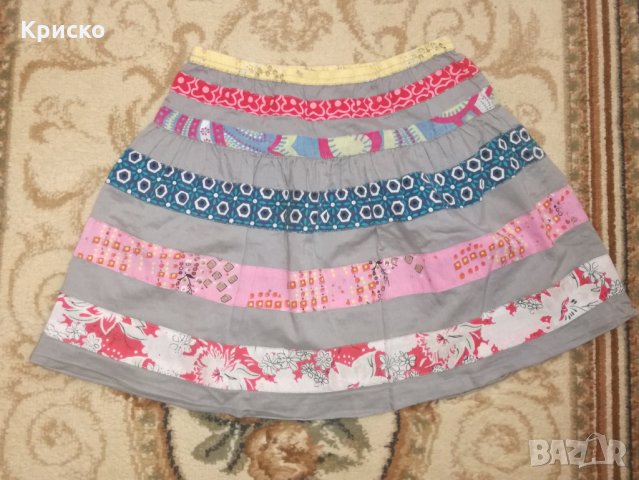 Красива цветна пола за 6г., снимка 1 - Детски рокли и поли - 32413657