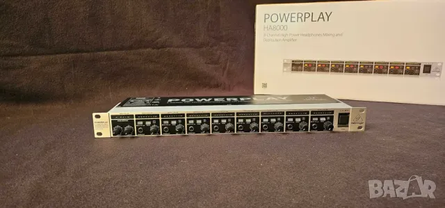 Аудио усилвател Behringer Powerplay HA8000 V2 (в гаранция), снимка 1 - Ресийвъри, усилватели, смесителни пултове - 49238502