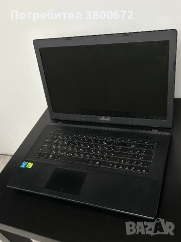 Лаптоп ASUS 17.3' Intel 2Core/6GB/NVIDIA GT 740M/256 SDD/750 HD, снимка 2 - Лаптопи за дома - 52307664