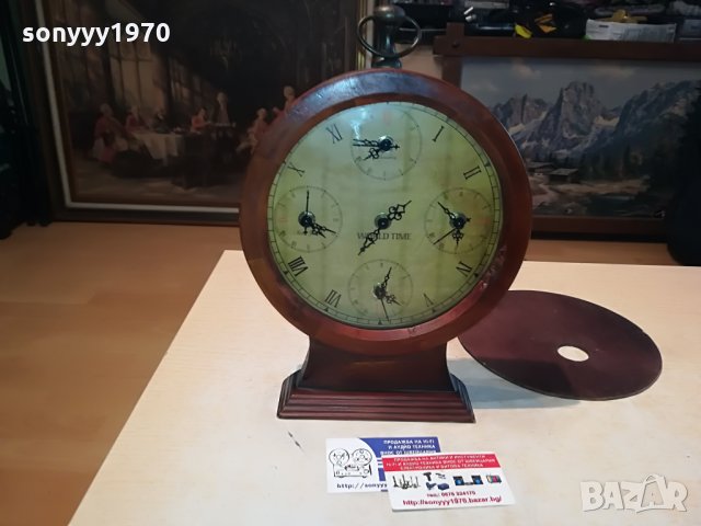 world time-АНТИК//часовник 3105211611, снимка 3 - Антикварни и старинни предмети - 33059263