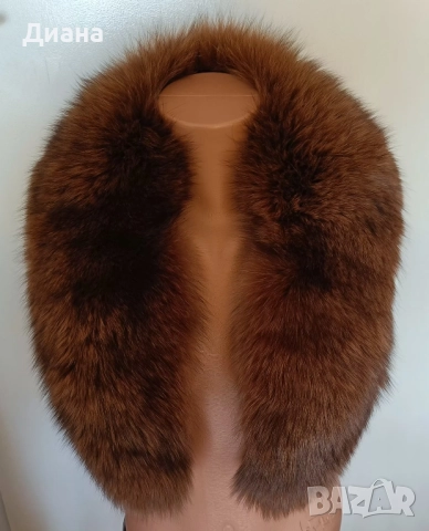 Кожени яки от сребърна лисица и норка, снимка 11 - Шалове - 31254954