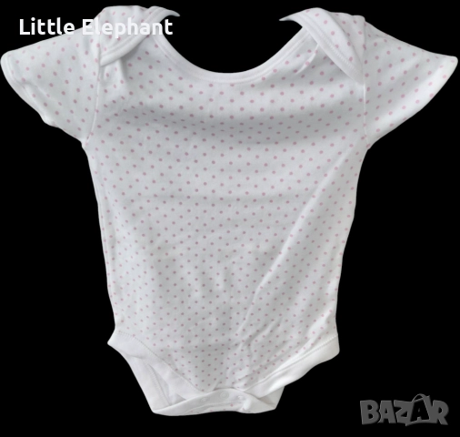 Боди с къс ръкав за 12-18 мес мом розови точки,колекция"Points",Англия/ново