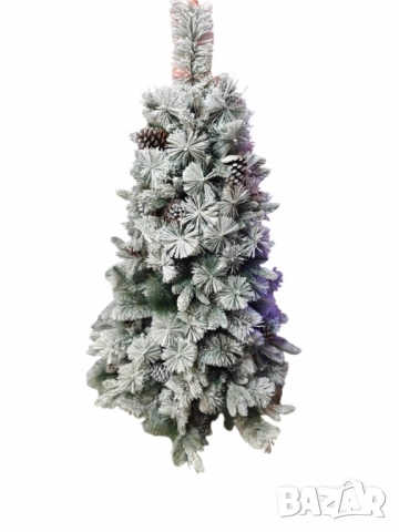 Изкуствено борче/елха със заскрежени иглички, снимка 10 - Декорация за дома - 52309598