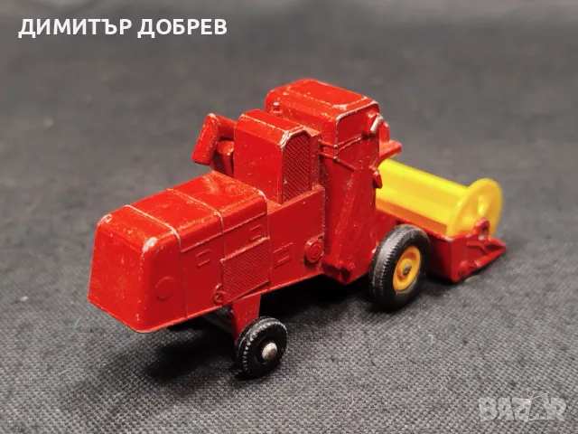 СТАРА РЕТРО МЕТАЛНА КОЛИЧКА MATCHBOX ENGLAND CLAAS COMBINE HARVESTER, снимка 4 - Колекции - 48881798