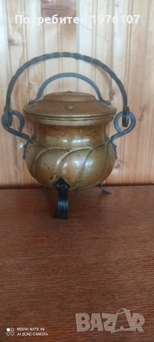  медни бронзови месингови съдове кашпи, снимка 8 - Антикварни и старинни предмети - 43710760