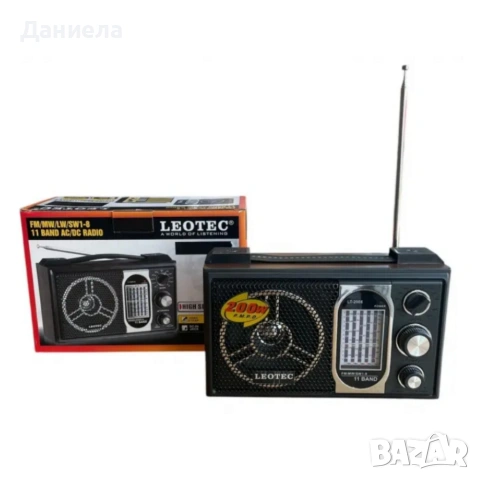 Преносимо радио Leotec LT-2008 — класически дизайн и AC/DC захранване, снимка 9 - Друга електроника - 53354406