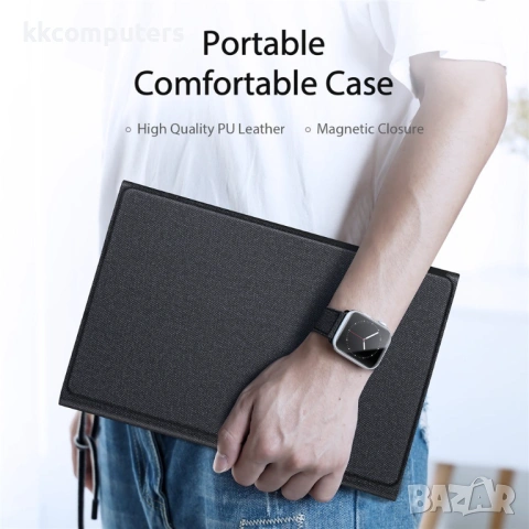 DUX DUCIS кожен калъф с Bluetooth клавиатура и тъчпад за Samsung Galaxy Tab S9+ / S9 FE+, снимка 6 - Калъфи, кейсове - 53139629